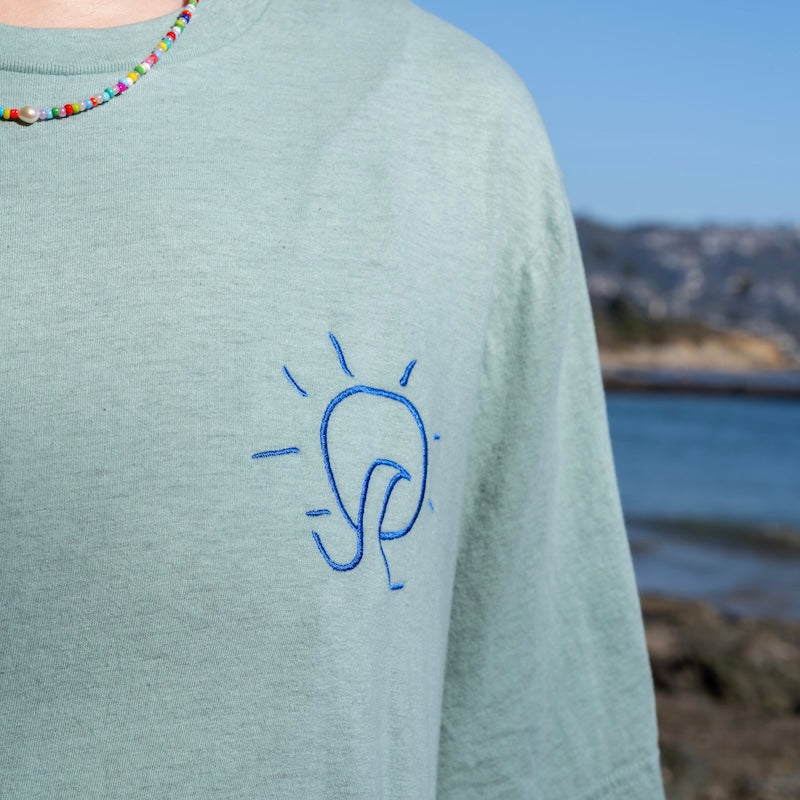 Living In The Moment Collection: Blue Adult Unisex T-Shirt
