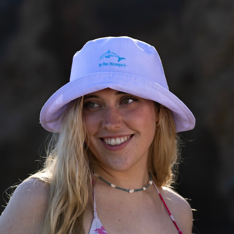 Living In The Moment Collection: Dolphin Bucket Hat