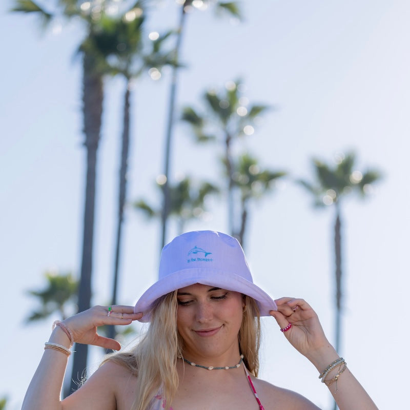 Living In The Moment Collection: Dolphin Bucket Hat