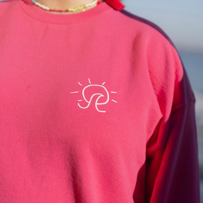 Living In the Moment Collection: Unisex Crewneck Sweatshirt