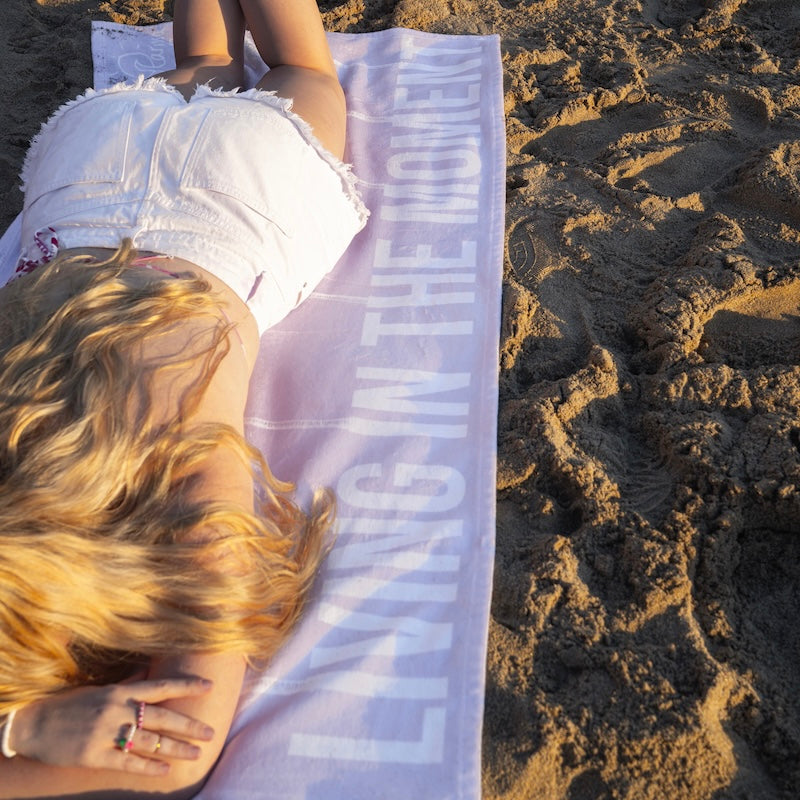 Living In The Moment Collection: Beach Towel