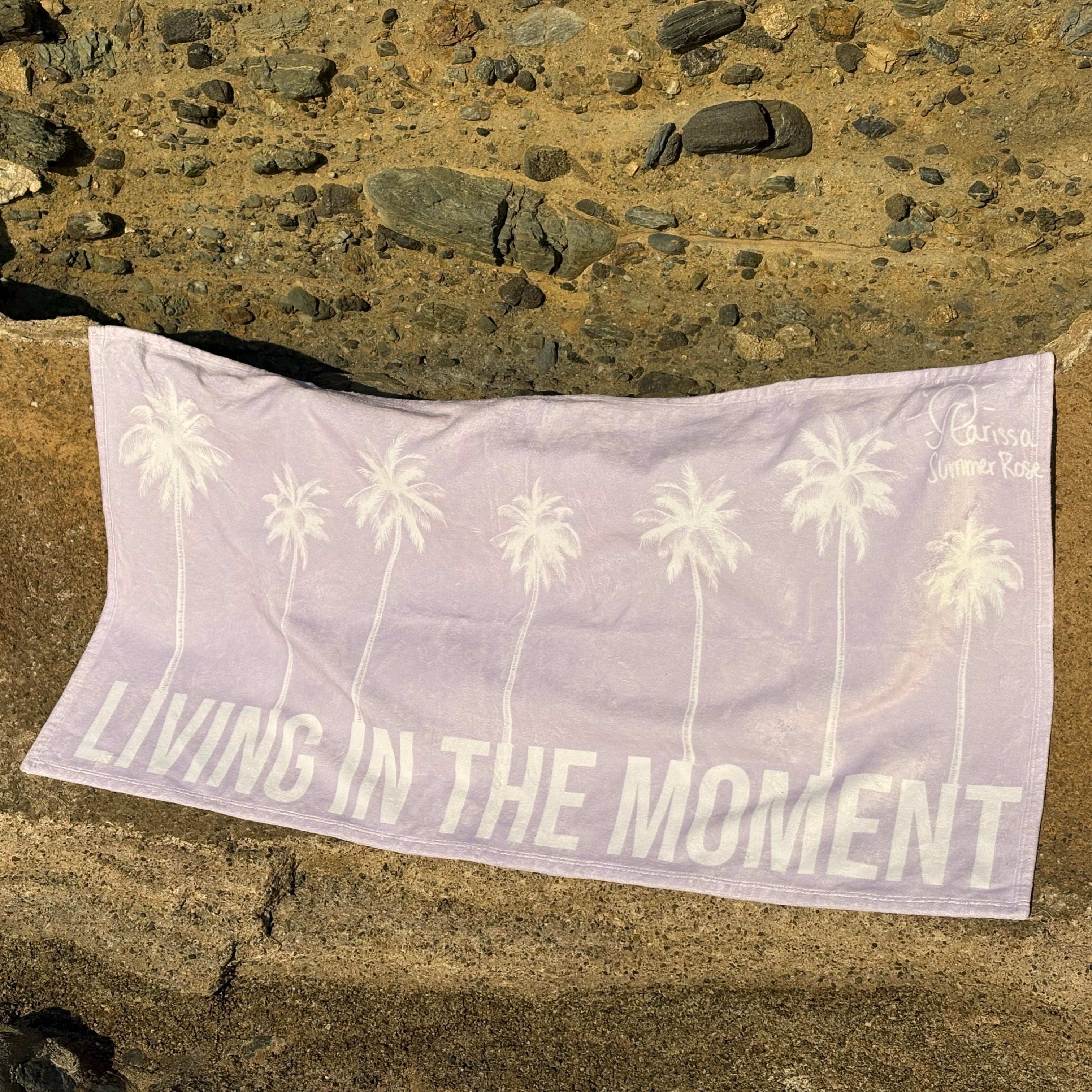 Living In The Moment Collection: Beach Towel