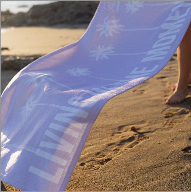 Living In The Moment Collection: Beach Towel